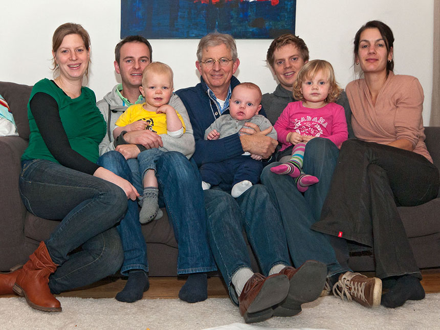 Familiefoto gemaakt 22 november 2011